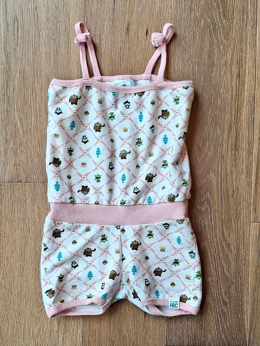 HBC Vancouver 2010 Olympic licensed romper Girls 3T Pink & White Romper